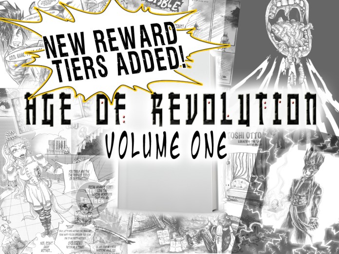 Age of Revolution Volume One Kickstarter Cover